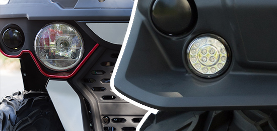 LED világitás - Linhai M150 quad